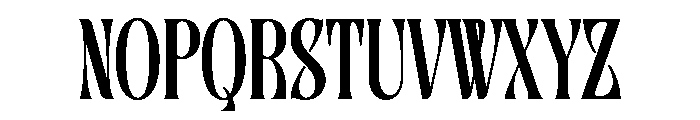 Burstlock Regular Font UPPERCASE