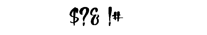Burton Font OTHER CHARS