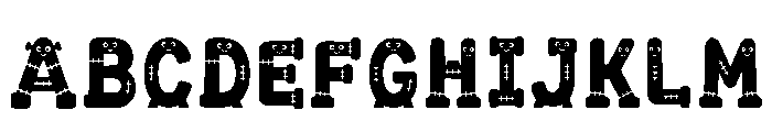 Busan Regular Font UPPERCASE