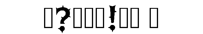 Busch Regular Font OTHER CHARS