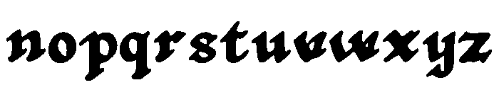 Bushcraft_Stencil Font LOWERCASE