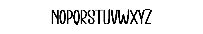 Busines Font LOWERCASE
