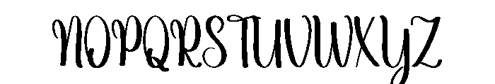 Business Handmade Font UPPERCASE