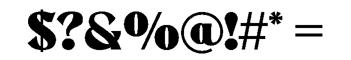 Buson Font OTHER CHARS
