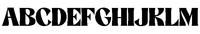Buson Font UPPERCASE