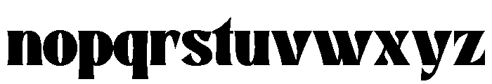 Buson Font LOWERCASE