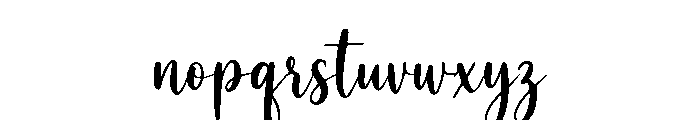 Busted Regular Font LOWERCASE
