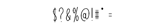 Bustle Holiday Font OTHER CHARS
