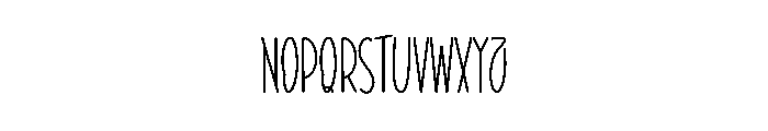 Bustle Holiday Font UPPERCASE