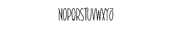 Bustle Holiday Font LOWERCASE