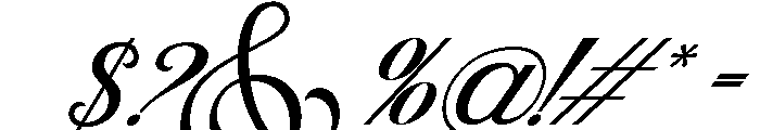 Buttain-Regular Font OTHER CHARS