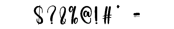 Butter Biscuit Font OTHER CHARS