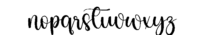 Butter Biscuit Font LOWERCASE