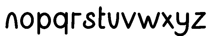 Butter Bonbon Font LOWERCASE