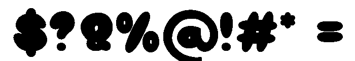 Butter Bun Soda Solid Font OTHER CHARS