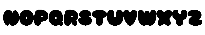 Butter Bun Soda Solid Font LOWERCASE