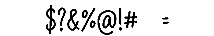 Butter Creamy Font OTHER CHARS
