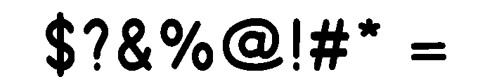 Butter Crumbs Font OTHER CHARS