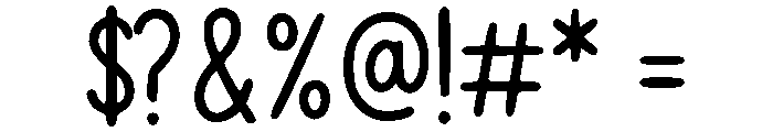 Butter Daisy Duo Print Font OTHER CHARS