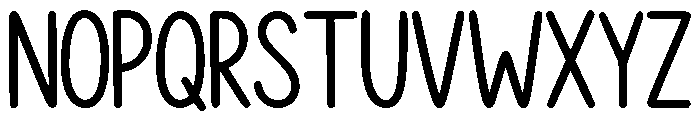 Butter Daisy Duo Print Font LOWERCASE