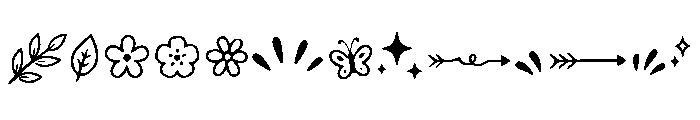 Butter Daisy Duo Swash Font LOWERCASE