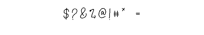 Butter Daisy Font OTHER CHARS