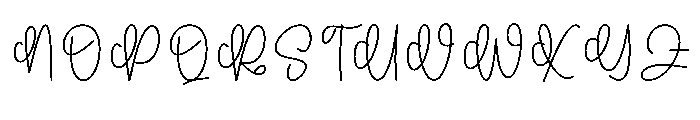 Butter Daisy Font UPPERCASE