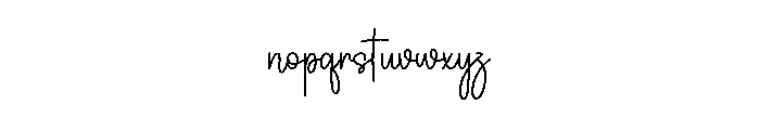 Butter Daisy Font LOWERCASE