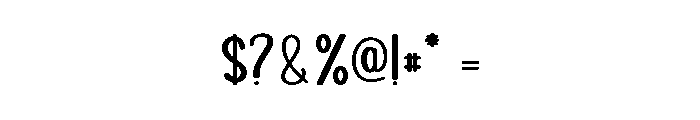 Butter Honey Font OTHER CHARS