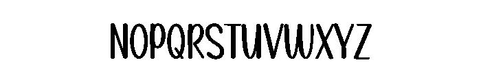 Butter Honey Font LOWERCASE