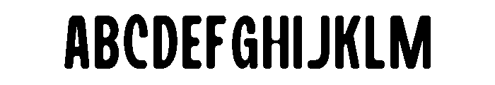 Butter Humble Regular Font UPPERCASE