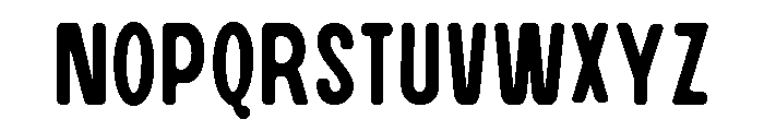 Butter Humble Regular Font UPPERCASE