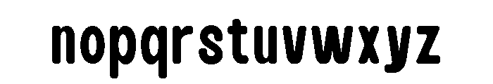 Butter Humble Regular Font LOWERCASE