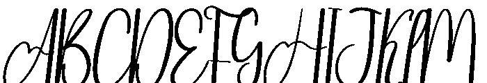 Butter Newyear Font UPPERCASE