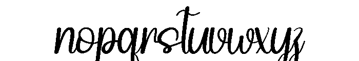 Butter Newyear Font LOWERCASE