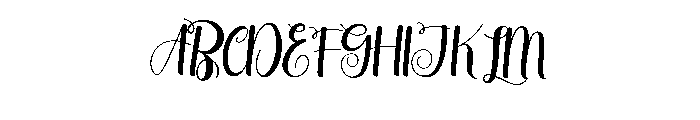 Butter Sigma Font UPPERCASE