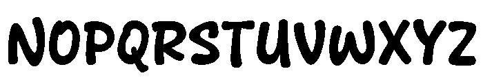 Butter Squishy Font UPPERCASE