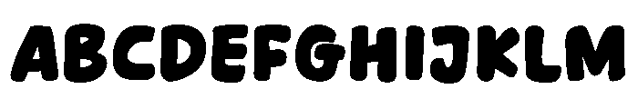 Butter Toast Regular Font UPPERCASE