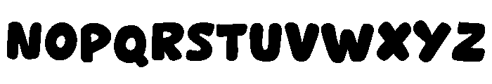 Butter Toast Regular Font UPPERCASE