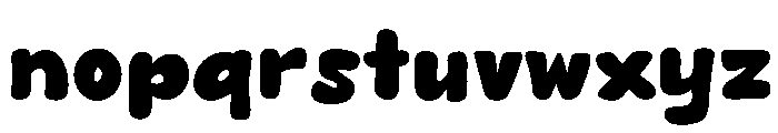 Butter Toast Regular Font LOWERCASE