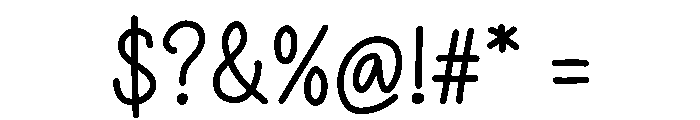 Butter cookie Font OTHER CHARS