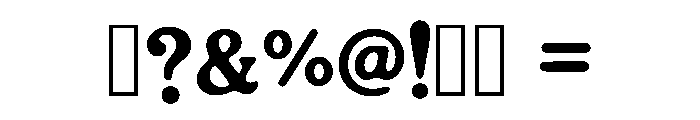 Butterclub Regular Font OTHER CHARS