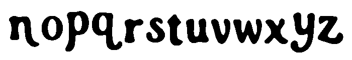 Butterclub Regular Font LOWERCASE