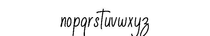 Buttercup Stories Bold Font LOWERCASE