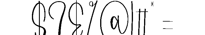 Butterday Font OTHER CHARS