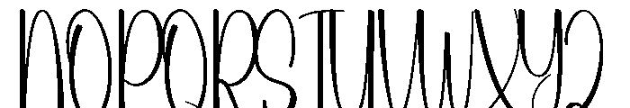 Butterday Font UPPERCASE