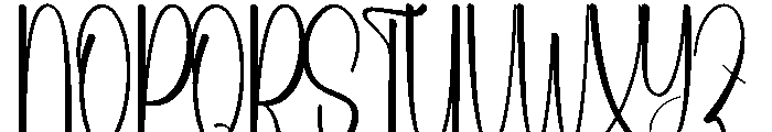 Butterdays Font UPPERCASE