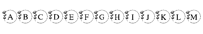 Butterfly Bloom Monogram FONT
