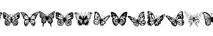 Butterfly Doodles FONT