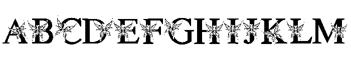 Butterfly Dreams Font UPPERCASE